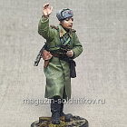 Миниатюра из металла Сержант-артиллерист 1943-1945 гг, 54 мм (575-049) (575-049)