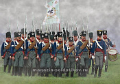 Солдатики из пластика Prussian Infantry on the March (1/72) Strelets - фото
