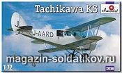 Сборная модель из пластика Tachikawa KS японский транспортный самолет Amodel (1/72) - фото
