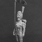 Сборная миниатюра из металла 2-й орлоносец Швейцарских полков, 54 мм, Chronos miniatures