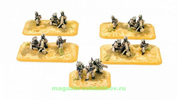 Сборная миниатюра из металла Machine-gun Platoon (Indian) , (15мм) Flames of War