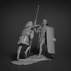 Сборная миниатюра из смолы Сикарий против легионера, 75 мм, Altores studio,