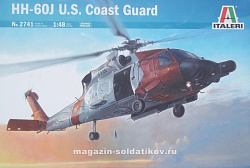 Сборная модель из пластика ИТ Вертолет американской береговой охраны HH60J (1/48) Italeri