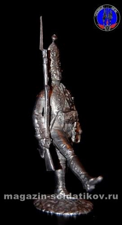 Сборная миниатюра из металла Унтер-офицер лейб-гвардии 1797 г. 1:30, Оловянный парад