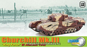 Масштабная модель в сборе и окраске Д Танк в сборе CHURCHILL Mk.III «King Force» (1/72) Dragon - фото