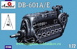 Сборная модель из пластика DB-601A/E Двигатель Amodel (1/72)