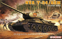 Сборная модель из пластика ДТанк NVA T-34/85M (1/35) Dragon