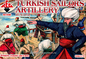 Солдатики из пластика Турецкие моряки-артиллеристы XVI-XVII в. (1:72) Red Box - фото