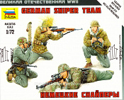 Сборная модель из пластика Немецкие снайперы (1/72) Звезда - фото