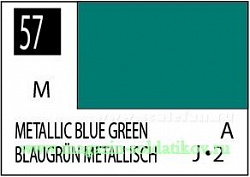 Краска художественная 10 мл. сине-зеленая металлическая, Mr. Hobby