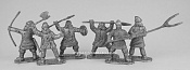 Солдатики из металла Пешие литвины-ополченцы, XIII век, 40 мм, Три богатыря - фото