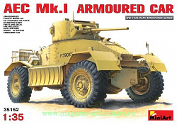 Сборная модель из пластика Британский бронеавтомобиль AEC Mk.1 MiniArt (1/35)