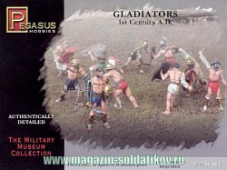 Солдатики из пластика Гладиатроы, 1:72, Pegasus