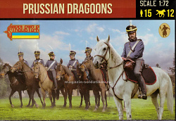 Солдатики из пластика Prussian Dragoons (1/72) Strelets
