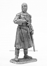 Миниатюра из олова 548 РТ Томазо Булданус, итальянский рыцарь, 54 мм, Ратник - фото