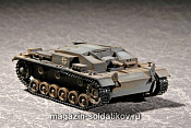 Сборная модель из пластика Бронетехника САУ «Штурмгешютц» III Ausf.Е, 1:72 Трумпетер - фото