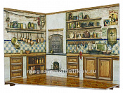 Сборная модель из картона Румбокс для коллекционного набора мебели «Кухня». Умбум - фото