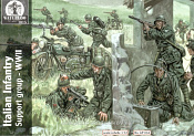 Солдатики из пластика АР 034 Итальянская пехота. Группа поддержки. ВМВ (1/72) Waterloo - фото
