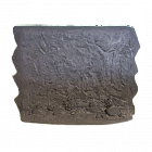 Материал - двухкомпонентный пластик Стена с мамонтом, Серый, Воины и битвы