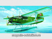 Сборная модель из пластика Самолет Ан - 2М на поплавках 1:72 Трумпетер - фото