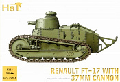 Сборная модель из пластика FT-17 with 37mm cannon,(1:72), Hat - фото