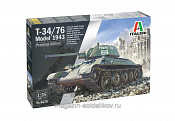 Сборная модель из пластика ИТ Танк Т-34/76 мод.43 (1/35) Italeri - фото