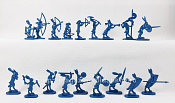 Солдатики из пластика Стража Зайцландии (18 шт, синий металлик), Солдатики ЛАД - фото