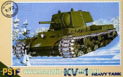 Сборная модель из пластика Тяжелый танк КВ-1, 1:72, PST - фото