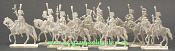 Миниатюра из металла Оркестр гусарского полка, Франция, 1809-15 гг. 30 мм, Berliner Zinnfiguren - фото