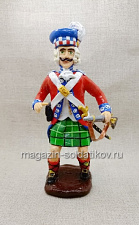 Шотландский пехотинец, цветная полимерная глина - фото