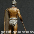 Сборная фигура из металла Heavy spearman (Mycenean) 1600 c.b.c., 54 мм, Alive history miniatures
