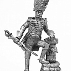 Миниатюра из олова 491 РТ Трубач первого карабинерного полка 1810 год, 54 мм, Ратник