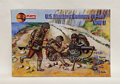 Солдатики из пластика U.S. Machine Gunners D-Day WWII(1/72) Mars - фото