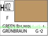 Краска художественная 10 мл. зелено-коричневая, матовая, Mr. Hobby. Краски, химия, инструменты - фото