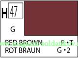 Краска художественная 10 мл. красно-коричневая, глянцевая, Mr. Hobby. Краски, химия, инструменты - фото