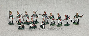 Солдатики из пластика в росписи Павловские гренадеры 1805-1812 гг. - набор 12 шт., Italeri - фото