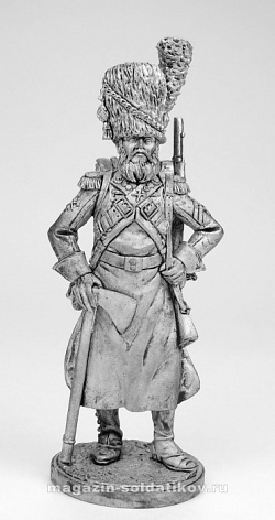 Миниатюра из олова Сапёр пеших гренадер Императорской Гвардии. Франция, 1808-1812 гг. EK Castings