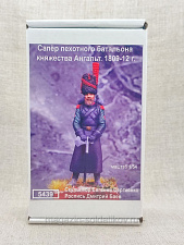 Сборная фигура из смолы SM 5439 Сапёр пехотного батальона княжества Ангальт. 1809-12 г., 54 мм, SOGA miniatures - фото