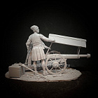 Сборная миниатюра из смолы Серпентина, Франция, 1470 год, 54 мм, TRILOKA miniatures (TLK-54-031) (TLK-54-031)