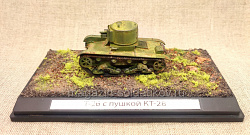 Масштабная модель в сборе и окраске Т-26 с пушкой КТ-28, 1/72 (Q208-112) (Q208-112)