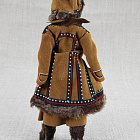 Кукла в эвенкийском зимнем костюме №47