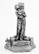 Миниатюра из олова 612 РТ Жанна Д`Арк 54 мм, Ратник - фото