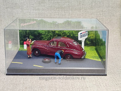 Peugeot 203 La Route Bleue La Crevaison Fontainebleau Altaya 1/43 (QGM-002) (QGM-002)