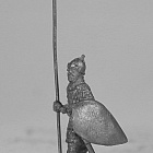 Сборная фигура из металла Русский копейщик (стоит) XIII в., 28 мм, Figures from Leon (L016) (L016)