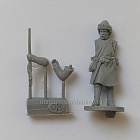 Сборная миниатюра из смолы Охотник, 28 мм, Аванпост
