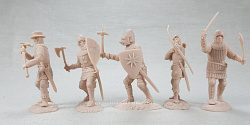Солдатики из пластика Английские рыцари (бежево-розовый), 1:32 Хобби Бункер