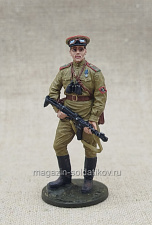Офицер истребительно-противотанковой арт-ии Красной Арм , 1943-45 гг, 54 мм, Soldanir - фото