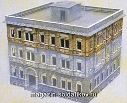 Сборная модель из пластика ИТ Берлинский дом-дополнительный этаж (1:72) Italeri