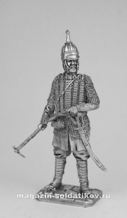 Миниатюра из металла Знатный русский воин, XVII в., 54 мм Новый век