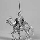 Сборная фигура из металла Конный знатный русский дружинник с копьем XIII в., 28 мм, Figures from Leon (L006) (L006)